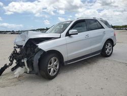 Mercedes-Benz salvage cars for sale: 2014 Mercedes-Benz ML 350 4matic