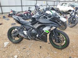 Salvage motorcycles for sale at Bridgeton, MO auction: 2019 Kawasaki EX650 J