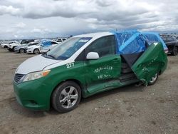 Salvage cars for sale from Copart Bakersfield, CA: 2012 Toyota Sienna Base