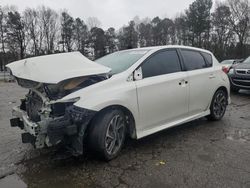Salvage cars for sale from Copart Austell, GA: 2017 Toyota Corolla IM