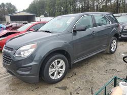 Salvage cars for sale at Seaford, DE auction: 2017 Chevrolet Equinox LS