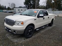 Salvage cars for sale at Graham, WA auction: 2007 Ford F150 Supercrew