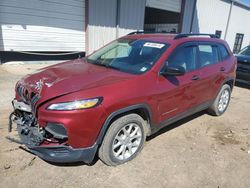 Salvage cars for sale at Grenada, MS auction: 2015 Jeep Cherokee Sport