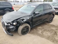 Salvage cars for sale from Copart Bowmanville, ON: 2021 Audi Q3 Komfort 45