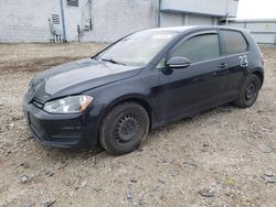 Salvage cars for sale from Copart Chicago Heights, IL: 2015 Volkswagen Golf