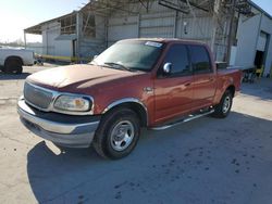 Salvage trucks for sale at Corpus Christi, TX auction: 2002 Ford F150 Supercrew