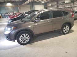 Salvage cars for sale at Eldridge, IA auction: 2012 Honda CR-V EX