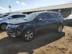 Salvage cars for sale at Phoenix, AZ auction: 2010 Acura MDX Technology