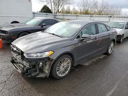 Salvage cars for sale at Woodburn, OR auction: 2015 Ford Fusion SE