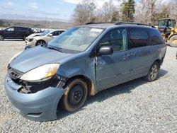 Salvage cars for sale from Copart Concord, NC: 2009 Toyota Sienna CE