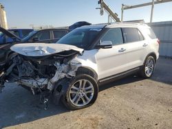 Salvage cars for sale at Kansas City, KS auction: 2017 Ford Explorer Limited