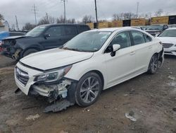 Salvage cars for sale from Copart Columbus, OH: 2019 Subaru Legacy 2.5I Limited