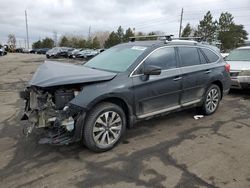 Salvage cars for sale from Copart Denver, CO: 2019 Subaru Outback Touring