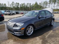 Salvage cars for sale at Harleyville, SC auction: 2013 Mercedes-Benz C 250