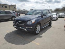 Vehiculos salvage en venta de Copart Wilmer, TX: 2015 Mercedes-Benz ML 350