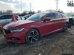 Salvage cars for sale from Copart Columbus, OH: 2018 Honda Accord Sport