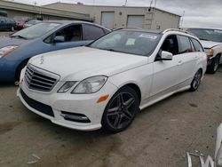 Mercedes-Benz salvage cars for sale: 2013 Mercedes-Benz E 350 4matic Wagon