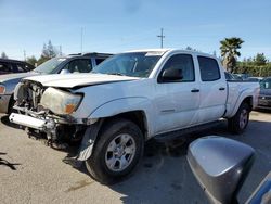 Salvage cars for sale from Copart San Martin, CA: 2006 Toyota Tacoma Double Cab Long BED