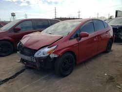 Salvage cars for sale from Copart Chicago Heights, IL: 2013 Toyota Prius