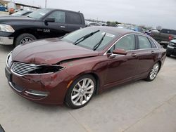 Salvage cars for sale at Grand Prairie, TX auction: 2016 Lincoln MKZ Hybrid