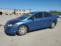 Salvage cars for sale from Copart Wilmer, TX: 2008 Honda Civic LX