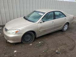 Toyota Camry salvage cars for sale: 2002 Toyota Camry LE