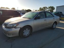 Toyota salvage cars for sale: 2005 Toyota Camry LE