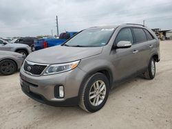 Salvage cars for sale at Temple, TX auction: 2015 KIA Sorento LX