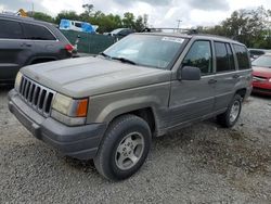 Jeep Cherokee salvage cars for sale: 1997 Jeep Grand Cherokee Laredo