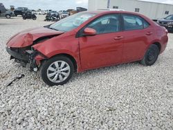 Salvage cars for sale from Copart New Braunfels, TX: 2014 Toyota Corolla L