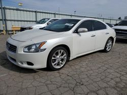 Salvage cars for sale at Dyer, IN auction: 2012 Nissan Maxima S