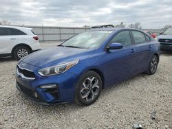 KIA Forte salvage cars for sale: 2019 KIA Forte FE