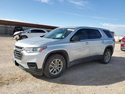 Salvage cars for sale at Andrews, TX auction: 2020 Chevrolet Traverse LS