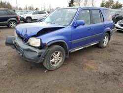 Honda CR-V EX salvage cars for sale: 2001 Honda CR-V EX