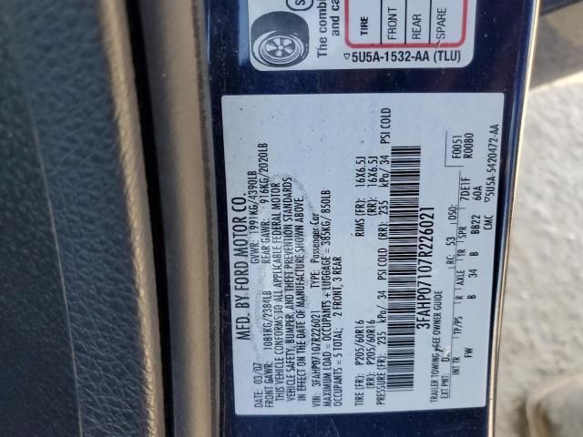 2007 Ford Fusion SE