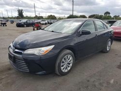 Salvage cars for sale from Copart Miami, FL: 2017 Toyota Camry LE