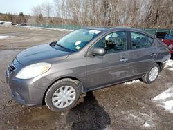 Salvage cars for sale from Copart Candia, NH: 2012 Nissan Versa S