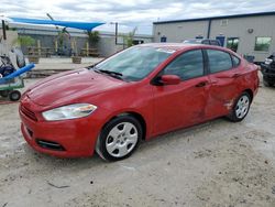 Salvage cars for sale from Copart Arcadia, FL: 2013 Dodge Dart SE