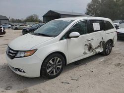 Salvage cars for sale from Copart Midway, FL: 2016 Honda Odyssey Touring