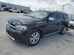 Salvage cars for sale from Copart Haslet, TX: 2011 Dodge Durango Crew