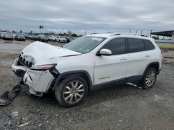 Salvage cars for sale at Corpus Christi, TX auction: 2015 Jeep Cherokee Limited