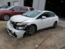 Salvage cars for sale from Copart Jacksonville, FL: 2015 Honda Civic EXL