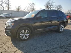 Salvage cars for sale at West Mifflin, PA auction: 2019 Volkswagen Atlas SE