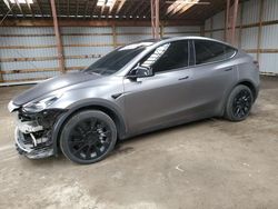 Salvage cars for sale from Copart Ontario Auction, ON: 2022 Tesla Model Y