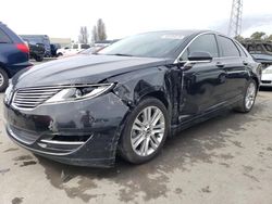 Salvage cars for sale at Vallejo, CA auction: 2015 Lincoln MKZ Hybrid