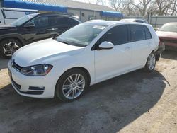 Salvage cars for sale from Copart Wichita, KS: 2015 Volkswagen Golf TDI