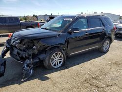 Salvage cars for sale from Copart Vallejo, CA: 2017 Ford Explorer XLT