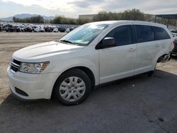 Salvage cars for sale from Copart Las Vegas, NV: 2015 Dodge Journey SE