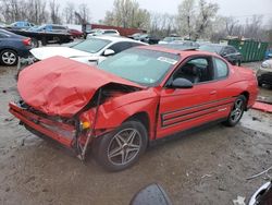 Chevrolet Montecarlo salvage cars for sale: 2004 Chevrolet Monte Carlo SS Supercharged