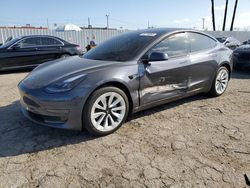 Salvage cars for sale at Van Nuys, CA auction: 2022 Tesla Model 3